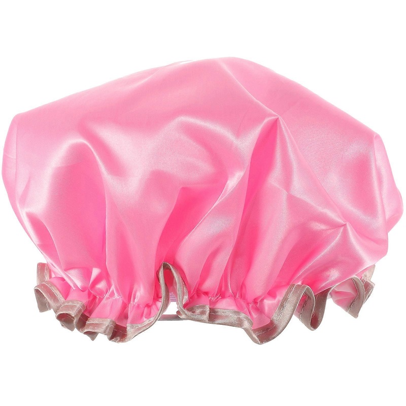 Women Bath Hat Elastic Bathing Hat Breathable Shower Hat Bathroom Sauna Cap