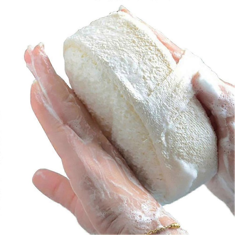1PC Exfoliating Loofah Pads Natural Luffa Sponge Scrubber Brush Skin Deep Cleansing Tool Spa And Shower Scrubber