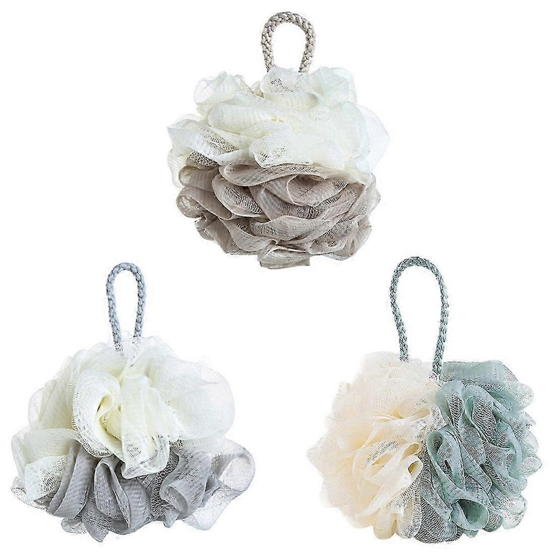 Shower Loofah, Mesh Pouf Shower Loofa Ball,for All Puff Foamy Loofa Sponge Skin-Care Tool