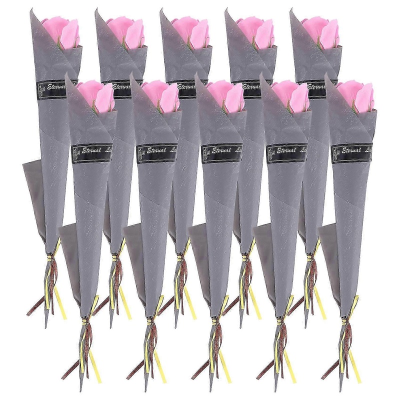 10Pcs Single Simulation Korean Soap Flower ‘s Day Gift Soap Roses Single Artificial Soap Flower 2