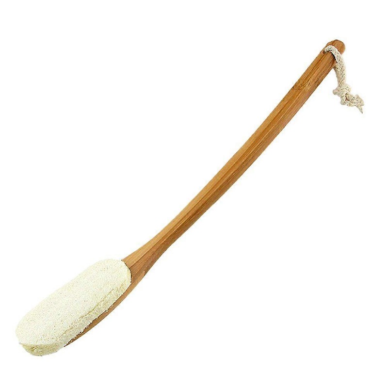 1pc Long Handle Bath Brush Loofah Shower Brush Bathing Supplies (Assorted Color)