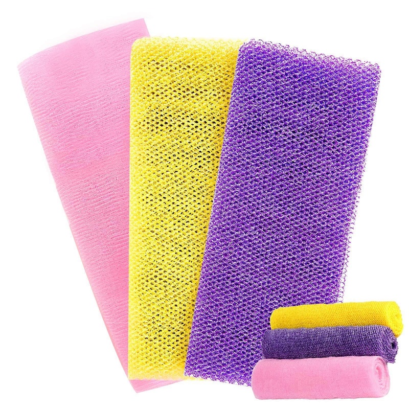 2 pcs African Mesh Bath Sponges, Daily Body Use