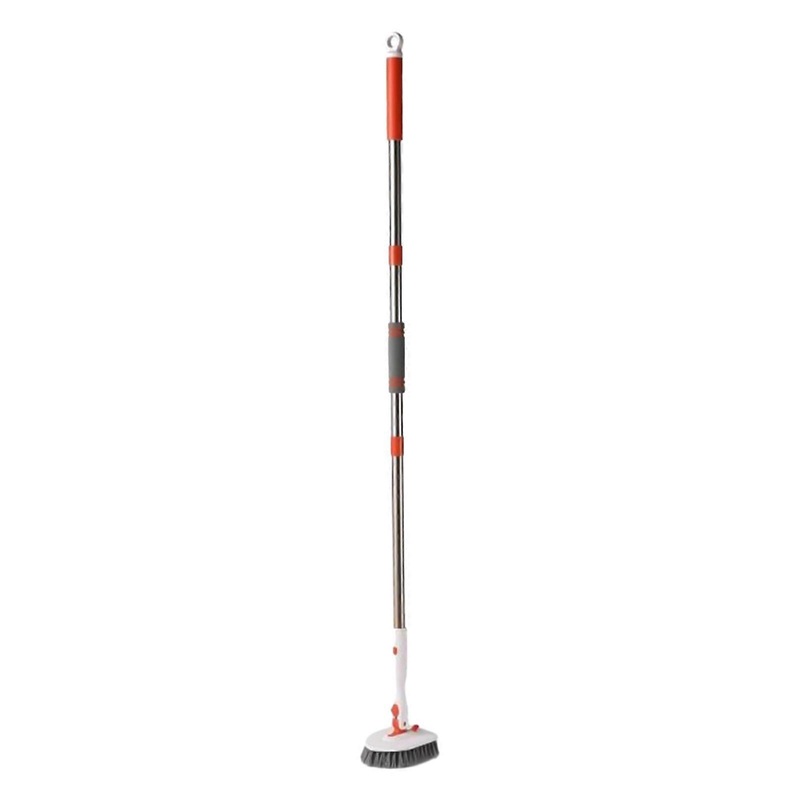 Tub Tile Cleaner Brush With Long Handle ,Shower Brush Cleaner Toolfor Bathroom Bathtub Toilet Floor Kitchen Baseboard Cleaner Deep Cleaning