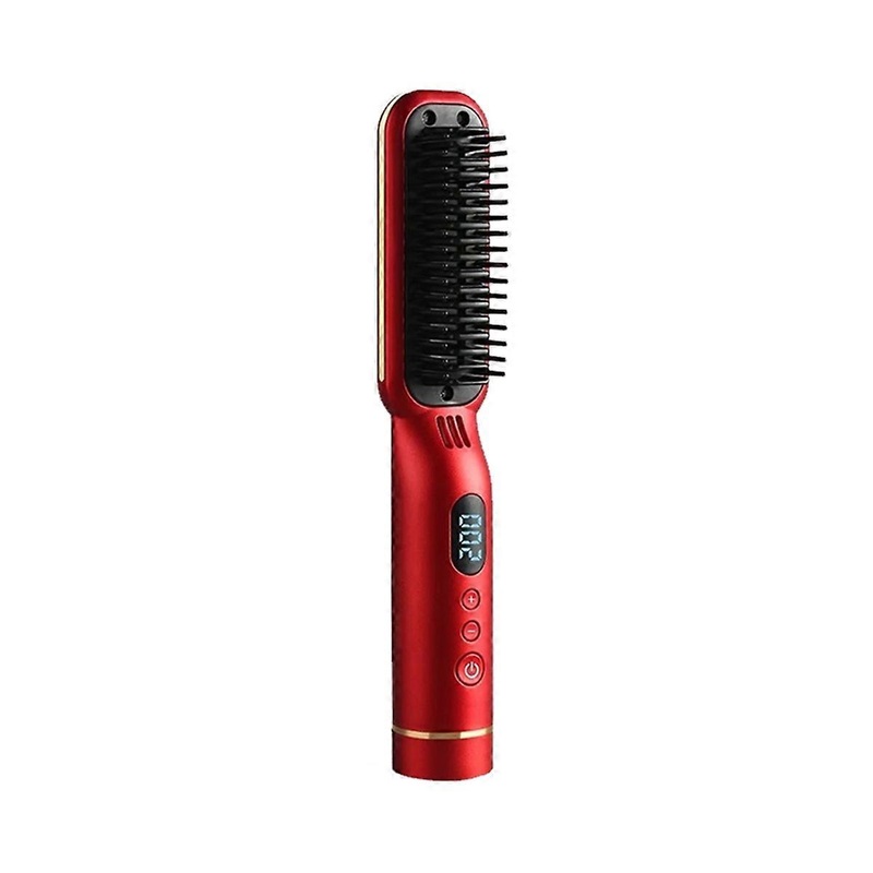 Wireless Wet & Dry Hair Straightening Comb Anti-Hot Temperature Controlled Hair Care & Styling Comb
