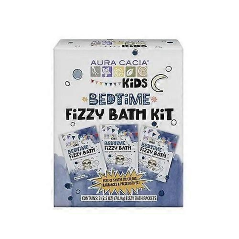 Aura Cacia Kids Bedtime Fizzy Bath Kit ,1 Count