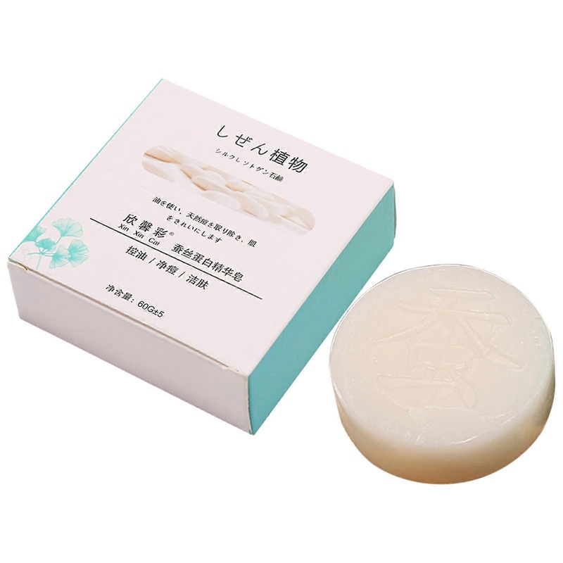 Milk, Silk Soap, Foam, Hand Washing, Bath, Hand Made Oil Soap 60g WWW