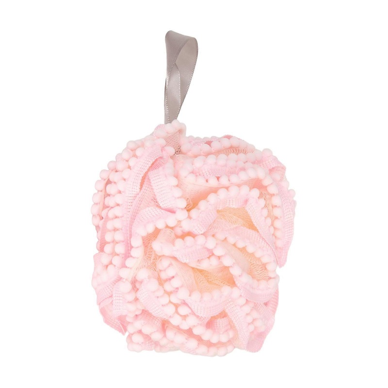 Shower Bath Sponge, Durable And Versatile Bath Accessory With Exquisite Exfoliating Mesh Pouf, Soft Net Body Scrubber, Confidence Boosting Shower,
