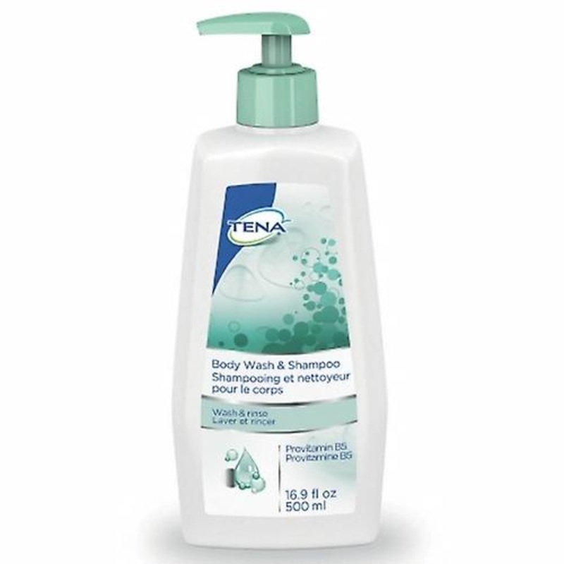 Tena Shampoo and Body Wash, 16.9 Oz (Pack of 3)