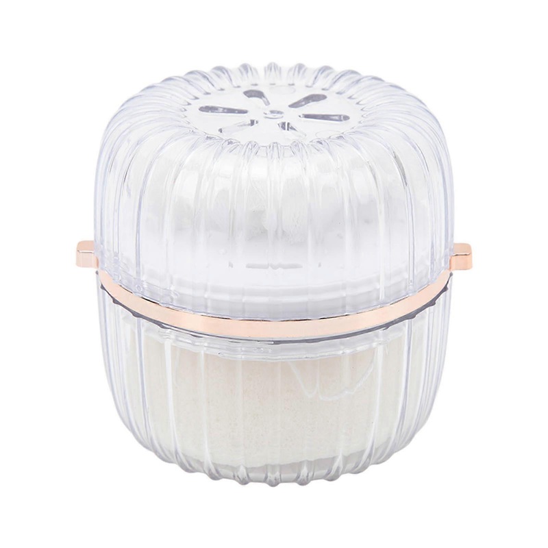2 in 1 Foaming Net Scalp Scrubber Double Headed 4 Layer Mesh Cleansing Brush with Facial Sponge