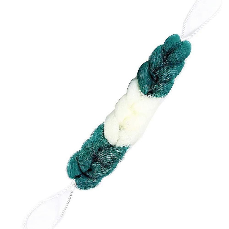 2025 Latest Model  Long Bath Loofahs Stretchable Braided Mesh Exfoliating Loofah