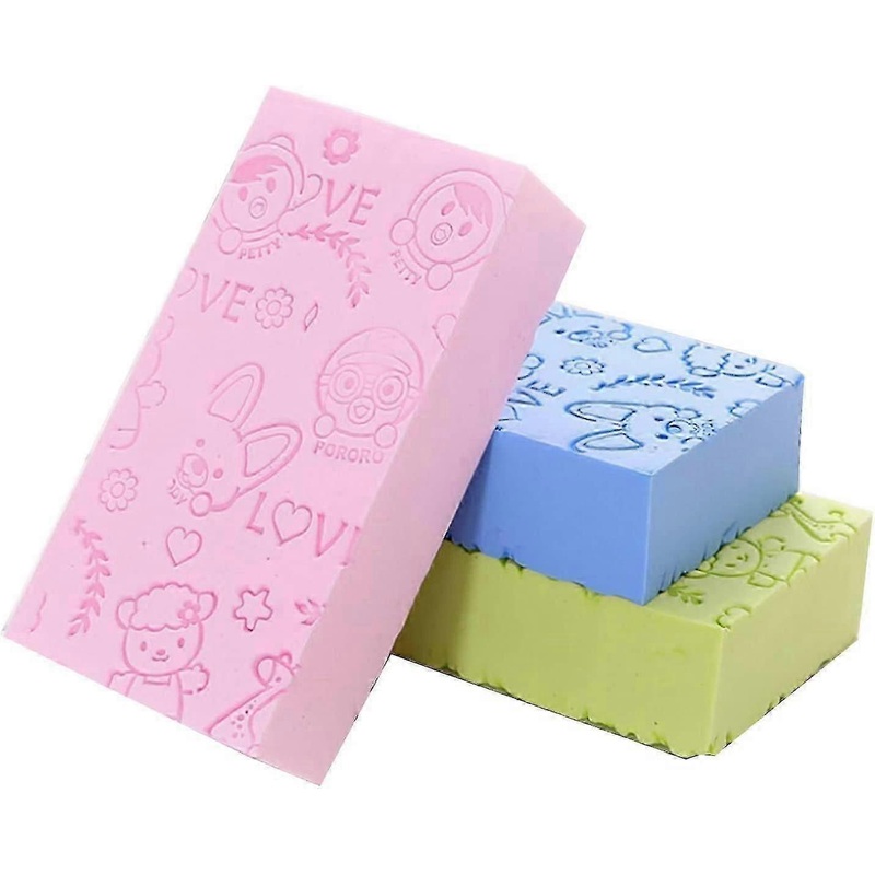 Ultra Soft Exfoliating Bath Sponge – Korean Shower Accessory for Smooth Skin, 3