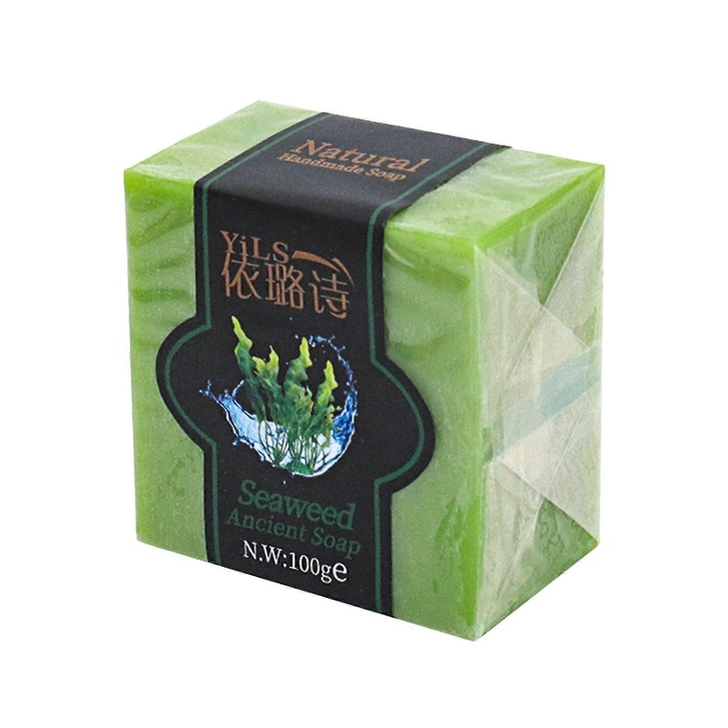 Seaweed Ancient Soap Bar For Face Body Dark Spots Remover Deeping Cleansing Natural Hand Made Soap Gentle For All Types For Men Women Luxury