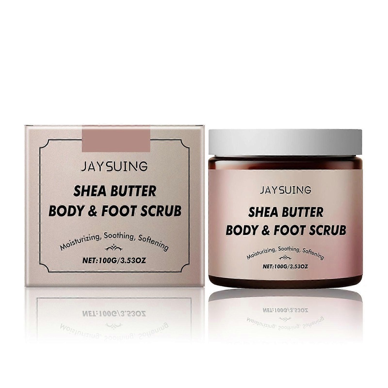 Shea Butter Body & Foot Scrub | Moisturizing Shea Butter Body Scrub, Soothing & Exfoliating Body Scrub for Deep Hydration