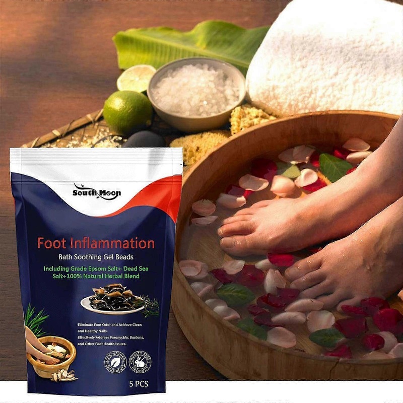South Moon herbal foot bath gel beads, clean odor, onychomycosis, swelling, repair, brightening, care, foot bath gel beads