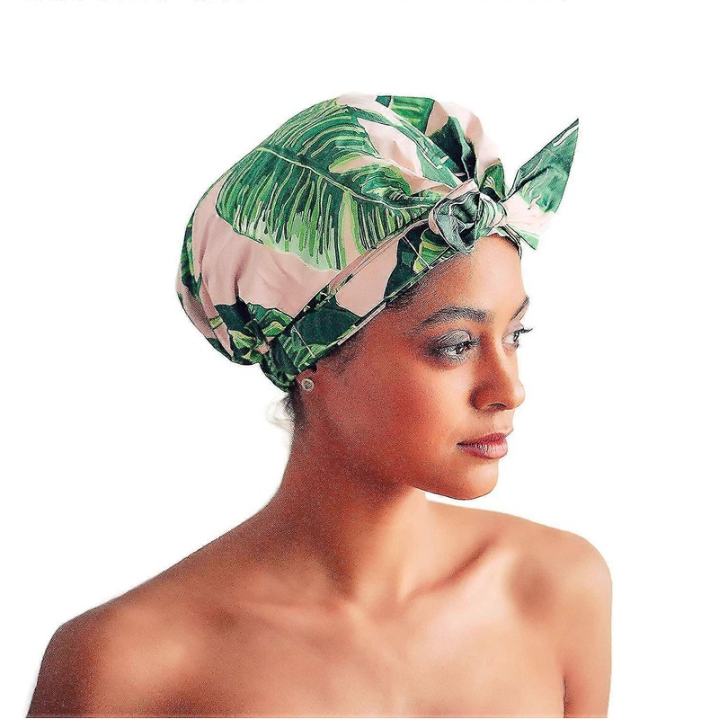 Women’s luxury shower cap, waterproof bow shower cap, reusable shower cap, multifunctional shower cap, home bathroom headgear