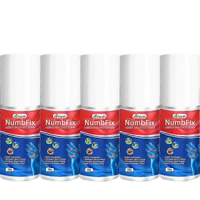 1-5x 50g Numb Hands And Foots Spray For Discomfort Caused By Joints, Numb Hands And Foots Spray For Applies To Everyone