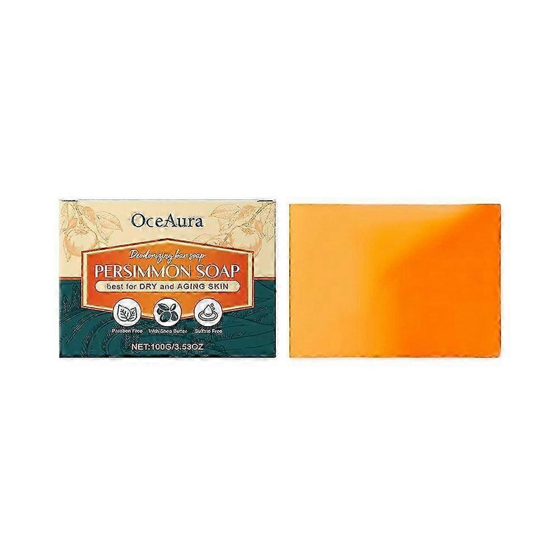 2025 Persimmon Soap for Body Odor, Soap Odor Eliminating Persimmon Soap Bar