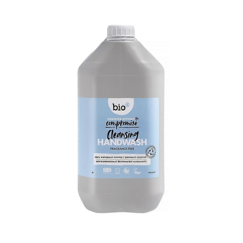 Bio-D Cleansing Fragrance Free Hand Wash 5 Litre – 2 Pack