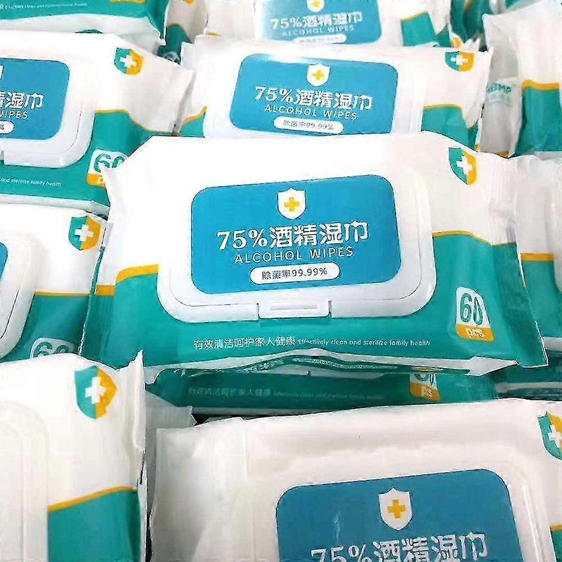 Flushable Personal Wipes, Disinfecting Antimicrobial Wipes for Extra Soft XL Hygiene, 75% Alcohol for Sensitive Skin Care, Non-Woven Disinfection for