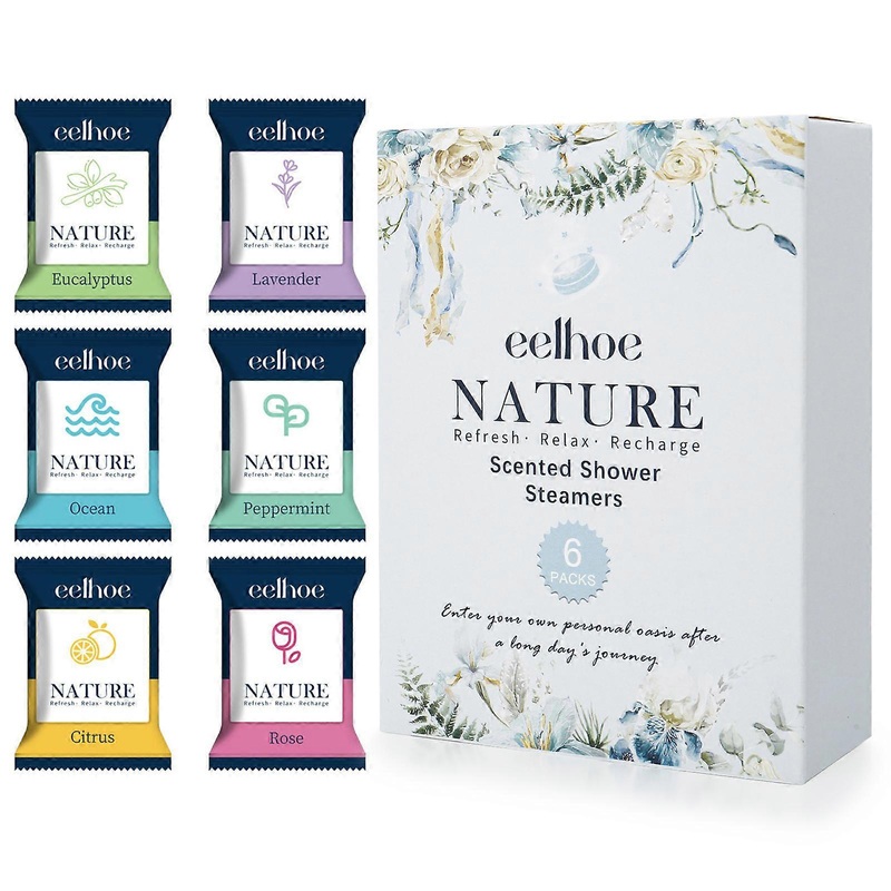 Shower Steamers Aromatherapy Tablets Natural Ingredients Refreshing Shower Bombs for Bathbombs Spa Relaxation Gifts