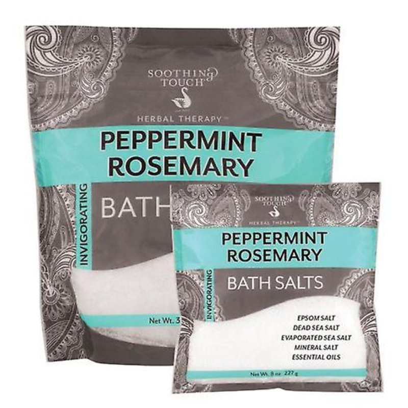 Soothing Touch Bath Salts Peppermint Rosemary, 32 Oz (Pack of 2)