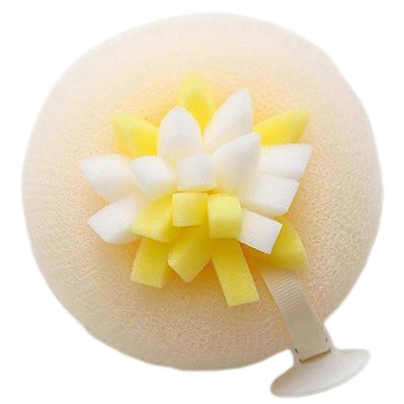 Super Soft Sunflower Suction Cup Bath Ball Super Soft Shower Massage Bath Ball for Women Men