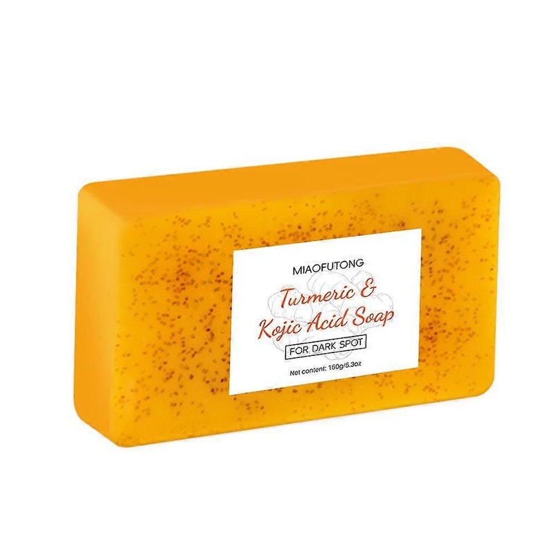 Turmeric Kojic Acid Brightening Soap Skin Whitening Dark Spot Lightening