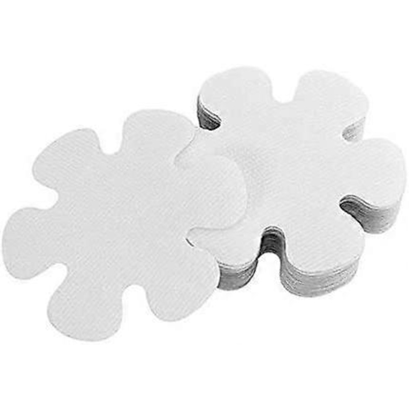 20PCS PEVA Flower Shape Non-Slip Safety Shower Treads Bathtub Non-Slip Stickers