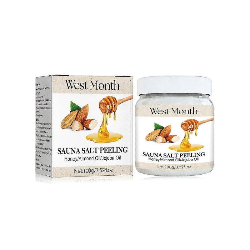 Honey Almond Body Bath Salt, Scrub Cleanses Horny Chicken Skin, Moisturizes Skin And Rejuvenates Skin