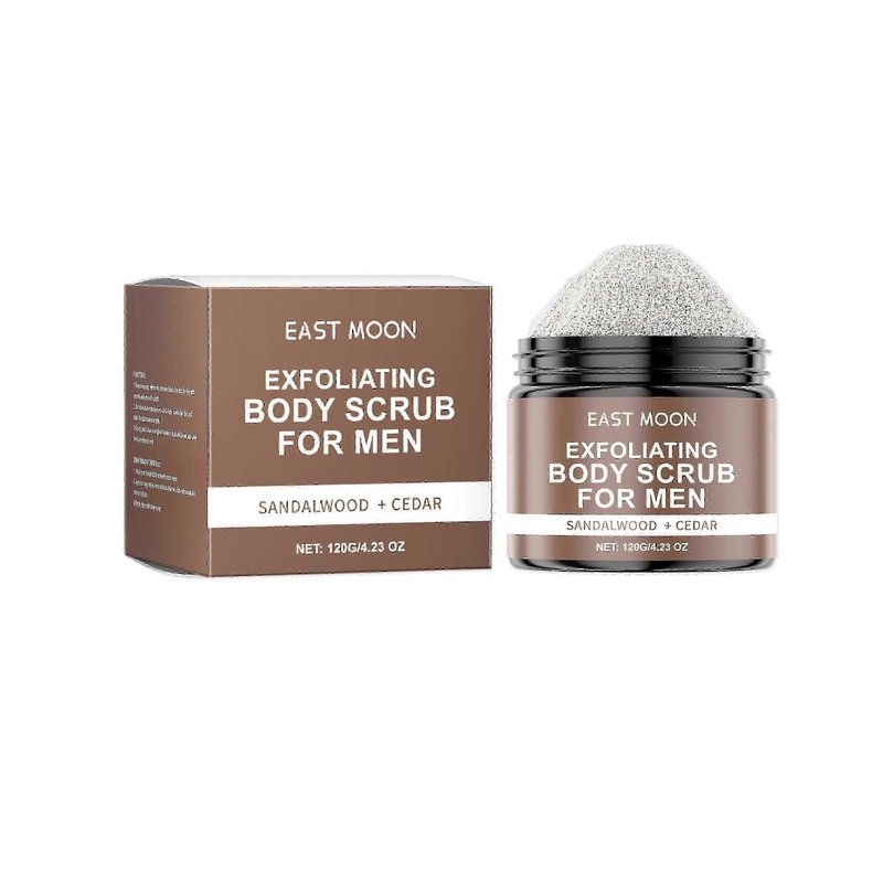 Sandalwood Cedar Men’s Body Scrub Is Refreshing, Non-Greasy And Gently Exfoliates The Skin