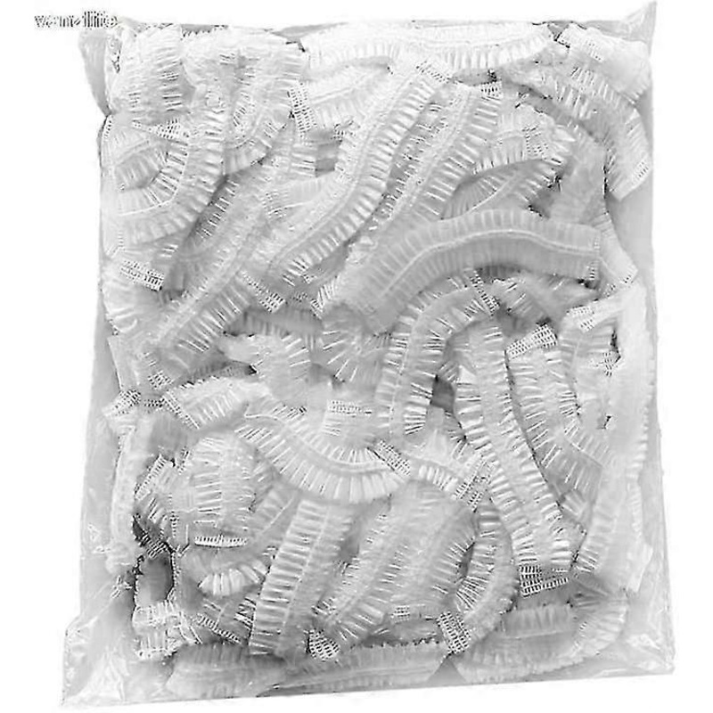 100 Pcs Disposable Shower Cap – Multipurpose Bath Caps for Women, Girls, Kids – Comfy for Home Use, Spa, Hotel Travel Shower Cap
