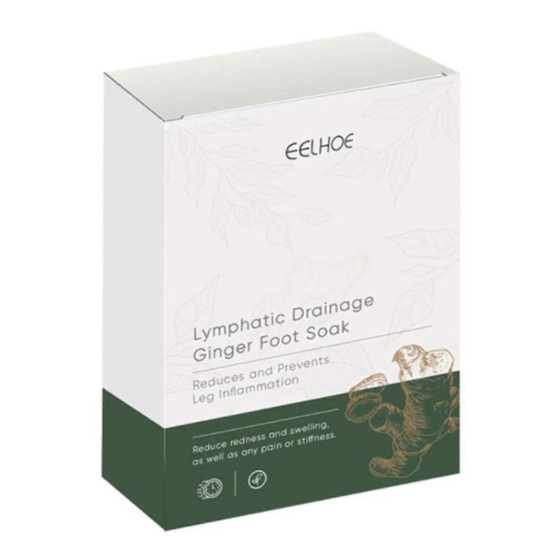 20pcs Lymphatic Drainage Ginger Foot Soak Mild Herbal Stimulate Detoxfication