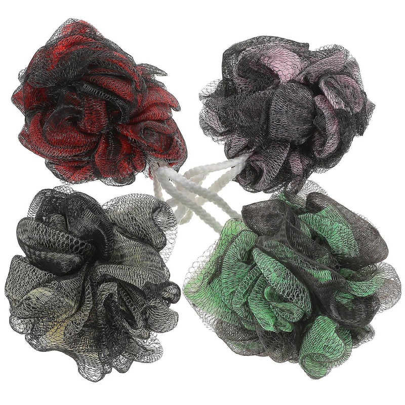Skin Friendly Bath Ball for Bathing 16Pcs Reusable Shower Loofahs