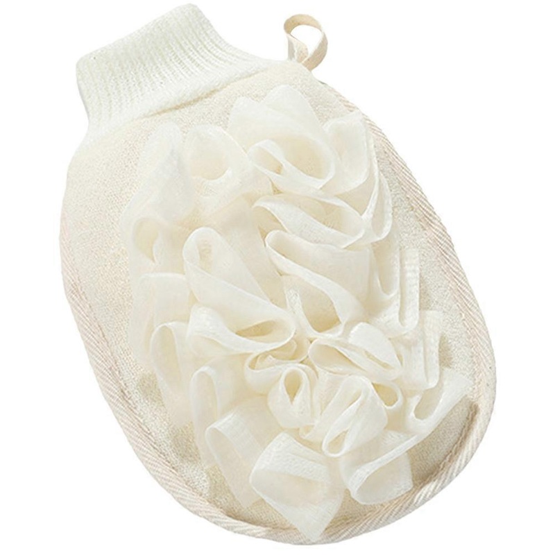 Skin Scrubbing Mitt Bath Gloves for Exfoliating 4Pcs Double Sides Shower Mitt
