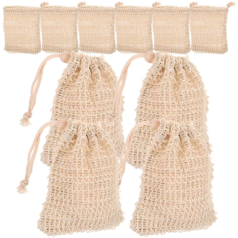 Soap Storage Pouches for Shower Use 10Pcs Khaki Durable Foaming Bags