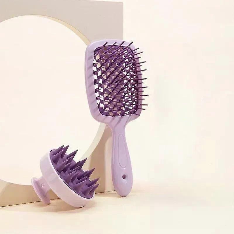 1/2pcs set Scalp Massage Comb Hollow Out Comb Shampoo Massage Brush For Bath Hair Washing Spray Bottle Salon Hairdressing Tools