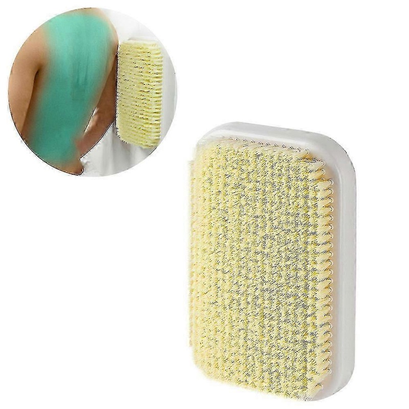 Wall Mount Shower Brush Body Scrubber Hands Free Back Brush Wall Mounted Back
