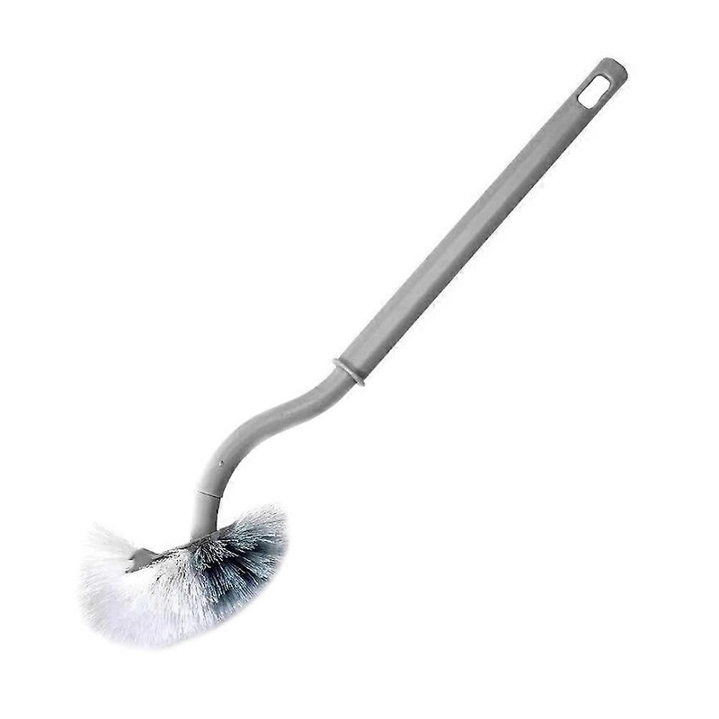 Toilet Brushes Plastic Grey 2Pack For Bathroom Cleaning With Long Handle Reach