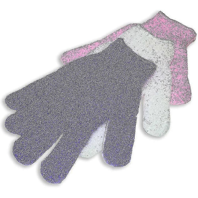 Peeling Glove Set (3 Pairs) – Peeling Glove For Face Peeling And Body Peeling