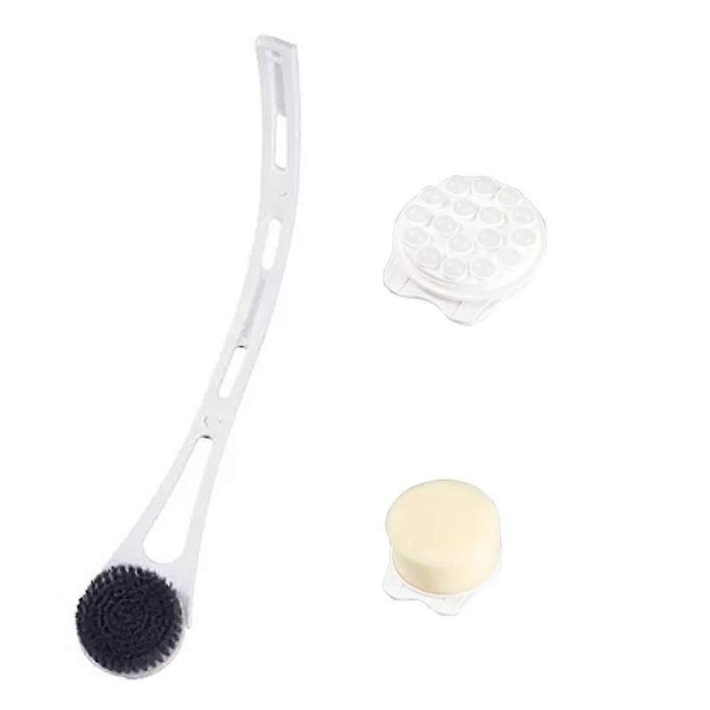 Three Brush Multi-function Bath Shower Brush Back Sponge Brush PU8884
