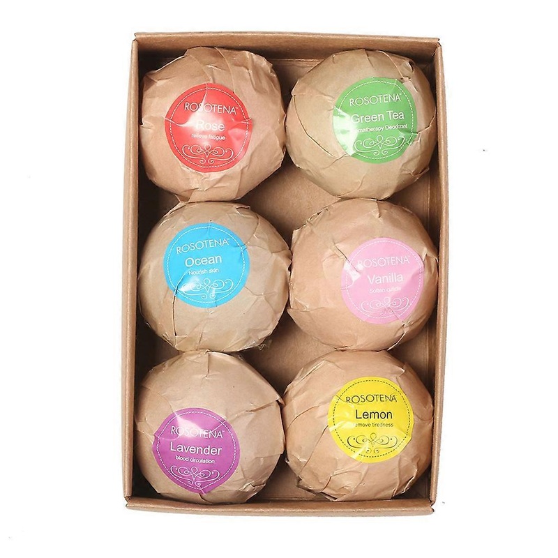 Natural Organic Mini Bath Bombs for Women /Girlfriend Mini 6PCS Bath Ball