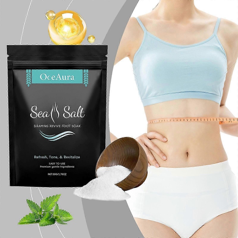 Sea Salt Foot Bath Salt, Sea Salt Foot Soak, Body Firming Sea Salt Shaping Relieve Foot Soak, Relaxing and Soothing Body Sore Tired