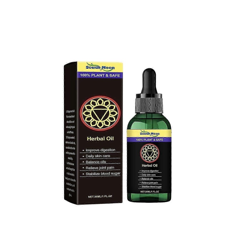 South Moon Herbal Massage Care Oil for Daily Moisturizing and Hydrating Skin, Herbal Body Massage Care Oil