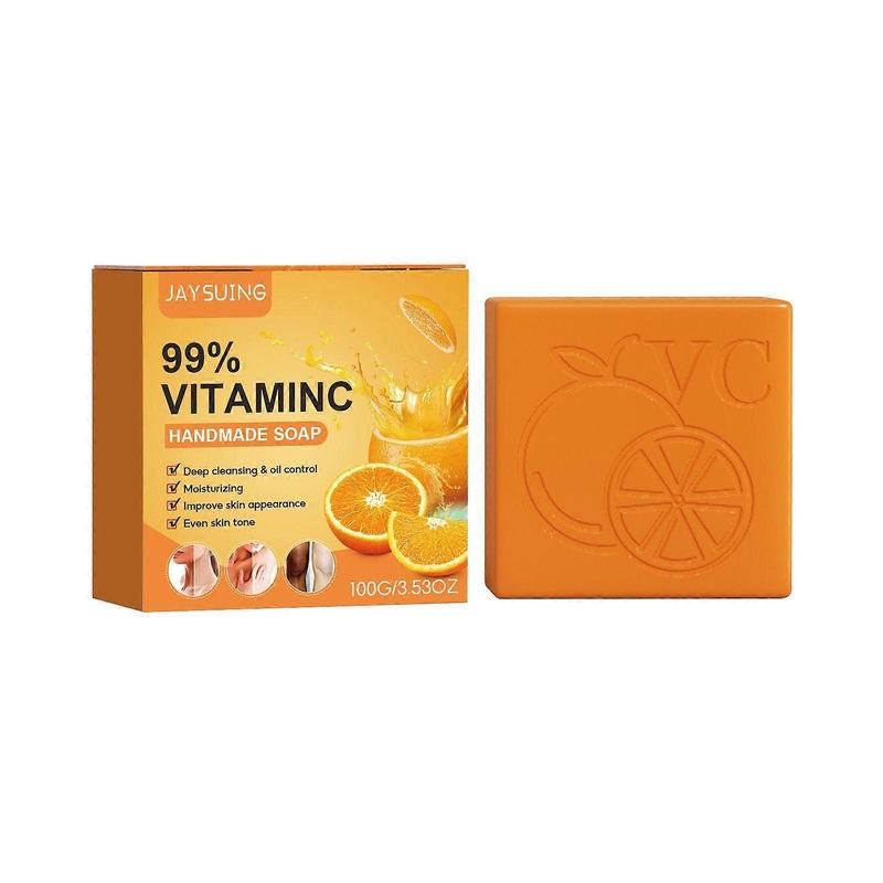Vitamin C Whitening Soap, 99% Vitamin Handmade Soap For Acne Dark Spots