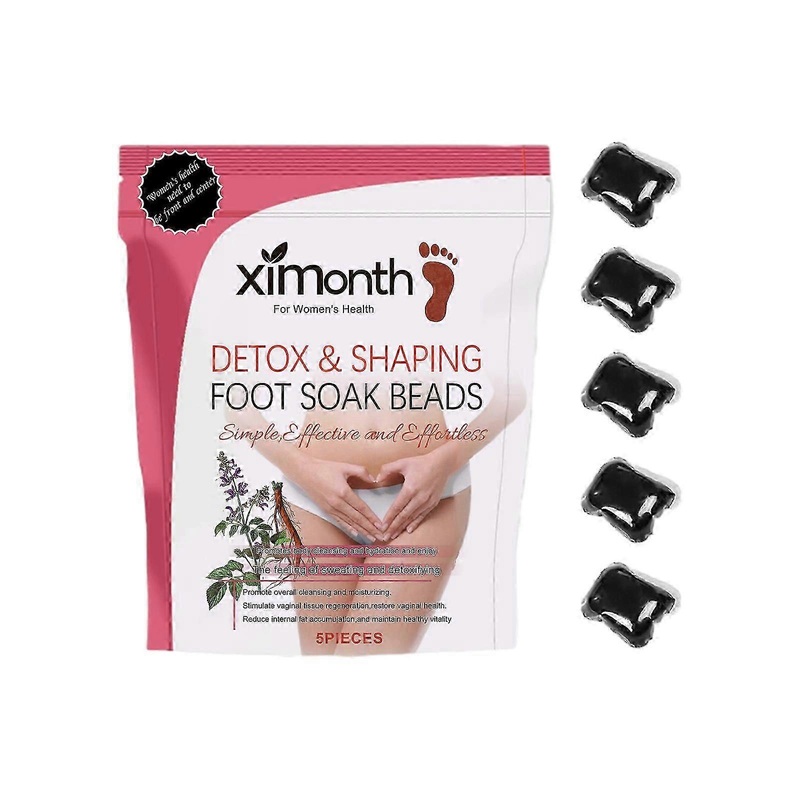 Ximonth detoxifying foot bath gel beads clean body odor, relieve itching and discomfort, moisturize and drive cold foot bath gel beads