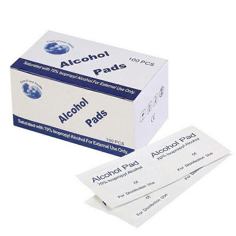 1-3X 100Pcs Alcohol Wipes Disposable Sterilization Antibacterial First Aid Tool
