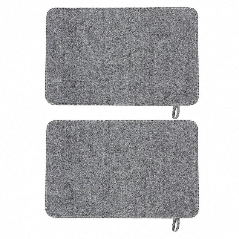 2pcs Felt Sauna Seat Cushion, Portable Steam Sauna Absorbent Pad Floor Mat for Home Steam Sauna, Steam Room, and Bath, Easy to Carry and Hang
