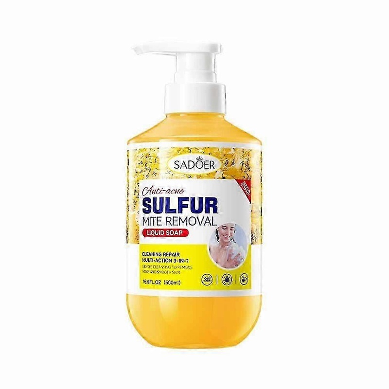 SADOER Large Capacity Sulfur Mite Removal Body Wash Cleansing Body Hydrating