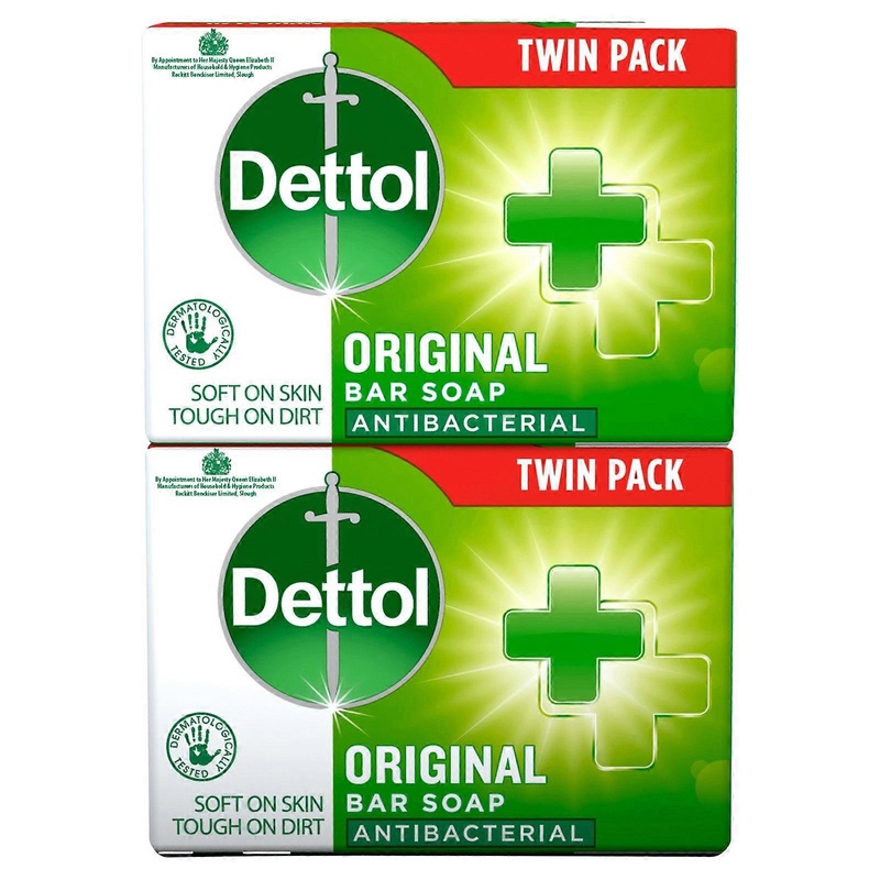 Dettol Antibacterial Soap Bar Original Twin Pack 2 x 100gm