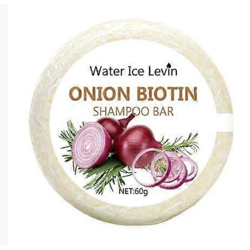 Onion And Biotin Shampoo Soap – 60g Suitable For All Hair Types Moisturizing Smoothinghair Care Rich In Rosemary Extract